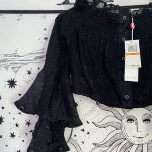 Red Carter black crop top size small